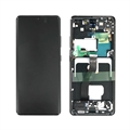 Carcasa Frontal & Pantalla LCD GH82-26035A para Samsung Galaxy S21 Ultra 5G - Negro
