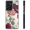 Carcasa Protectora para Samsung Galaxy S21 Ultra 5G - Flores Románticas