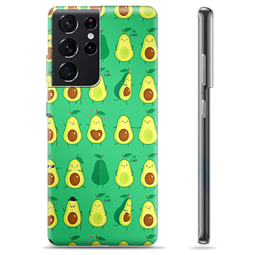 Funda de TPU para Samsung Galaxy S21 Ultra 5G - Diseño de Aguacates