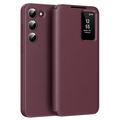Funda Samsung Galaxy S22 5G Smart Clear View Flip con ranura para tarjetas