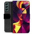 Funda Cartera Premium para Samsung Galaxy S22+ 5G - Retrato Cubista