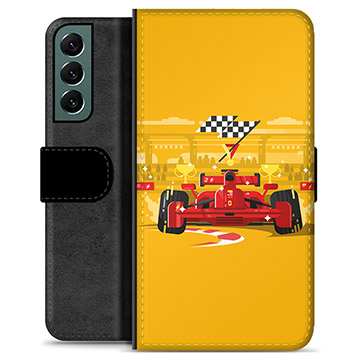 Funda Cartera Premium para Samsung Galaxy S22+ 5G - Coche de Fórmula