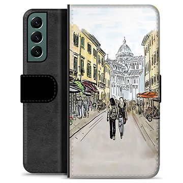 Funda Cartera Premium para Samsung Galaxy S22+ 5G - Calle de Italia