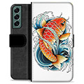 Funda Cartera Premium para Samsung Galaxy S22+ 5G - Pez Koi