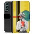 Funda Cartera Premium para Samsung Galaxy S22+ 5G - Arte Retro