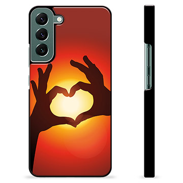 Carcasa Protectora para Samsung Galaxy S22+ 5G - Silueta del Corazón