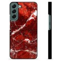 Carcasa Protectora para Samsung Galaxy S22+ 5G - Mármol Rojo