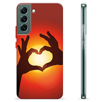 Funda de TPU para Samsung Galaxy S22+ 5G - Silueta del Corazón