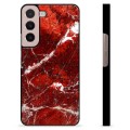 Carcasa Protectora para Samsung Galaxy S22 5G - Mármol Rojo