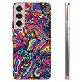 Funda de TPU para Samsung Galaxy S22 5G - Flores Abstractas