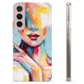 Funda de TPU para Samsung Galaxy S22 5G - Retrato Abstracto