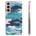 Funda de TPU para Samsung Galaxy S22 5G - Camuflaje Azul