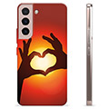 Funda de TPU para Samsung Galaxy S22 5G - Silueta del Corazón