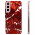 Funda de TPU para Samsung Galaxy S22 5G - Mármol Rojo