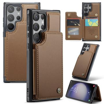Funda Samsung Galaxy S22 Ultra 5G Caseme C22 RFID Card Wallet - Marrón