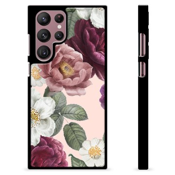 Carcasa Protectora para Samsung Galaxy S22 Ultra 5G - Flores Románticas