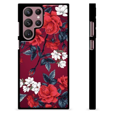 Carcasa Protectora para Samsung Galaxy S22 Ultra 5G - Flores Vintage