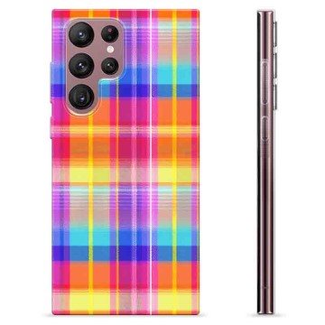 Funda de TPU para Samsung Galaxy S22 Ultra 5G - Camisa de Franela