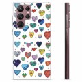 Funda de TPU para Samsung Galaxy S22 Ultra 5G - Corazones