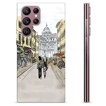 Funda de TPU para Samsung Galaxy S22 Ultra 5G - Calle de Italia