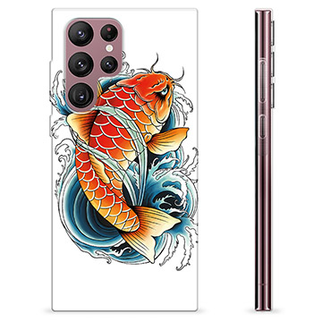 Funda de TPU para Samsung Galaxy S22 Ultra 5G - Pez Koi