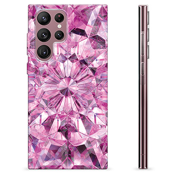 Funda de TPU para Samsung Galaxy S22 Ultra 5G - Cristal Rosa