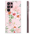 Funda de TPU para Samsung Galaxy S22 Ultra 5G - Flores de Acuarela