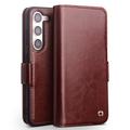 Funda Clásica de Cuero Qialino para Samsung Galaxy S23 5G - Estilo Cartera
