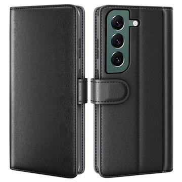 Funda de Cuero para Samsung Galaxy S23 5G - Estilo Cartera - Negro