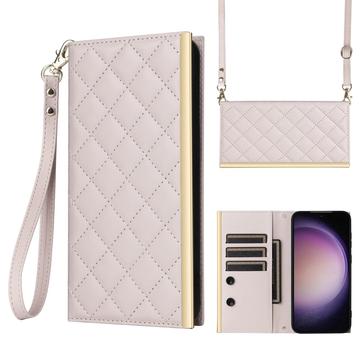 Funda acolchada de lujo para Samsung Galaxy S23 - Estilo Cartera