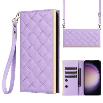 Funda acolchada de lujo para Samsung Galaxy S23 - Estilo Cartera