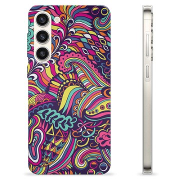 Funda de TPU para Samsung Galaxy S23+ 5G - Flores Abstractas