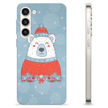 Funda de TPU para Samsung Galaxy S23+ 5G - Oso de Navidad