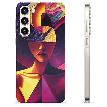 Funda de TPU para Samsung Galaxy S23+ 5G - Retrato Cubista