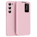 Funda Samsung Galaxy S23 Smart Clear View Flip con ranura para tarjetas