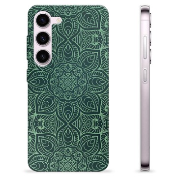 Funda de TPU para Samsung Galaxy S23 5G - mandala Verde