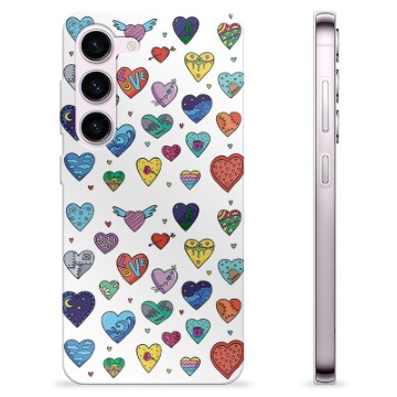 Funda de TPU para Samsung Galaxy S23 5G - Corazones