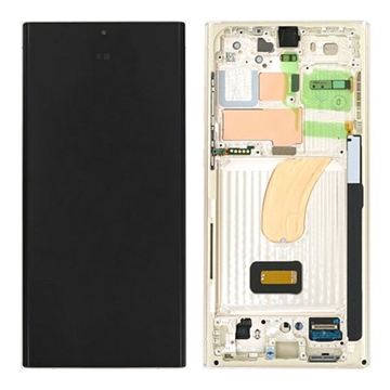Carcasa Frontal & Pantalla LCD GH82-30466B para Samsung Galaxy S23 Ultra 5G - Crema