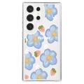 Funda TPU Samsung Galaxy S23 Ultra Fashion - Flores / Fresas