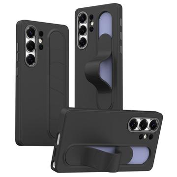 Funda híbrida Smart Samsung Galaxy S23 Ultra con agarre de pie - Negro