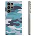 Funda de TPU para Samsung Galaxy S23 Ultra 5G - Camuflaje Azul