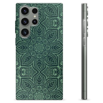 Funda de TPU para Samsung Galaxy S23 Ultra 5G - mandala Verde