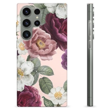 Funda de TPU para Samsung Galaxy S23 Ultra 5G - Flores Románticas