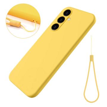 Funda de Silicona Líquida para Samsung Galaxy S24 FE (Embalaje abierta - Bulk Satisfactorio) - Amarillo