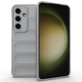 Carcasa de TPU Rugged para Samsung Galaxy S24 FE - Gris Claro