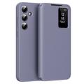 Funda Samsung Galaxy S24 FE Smart Clear View Flip con ranura para tarjetas