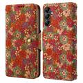 Funda de cartera Cuatro Estaciones para Samsung Galaxy S24 - Verano