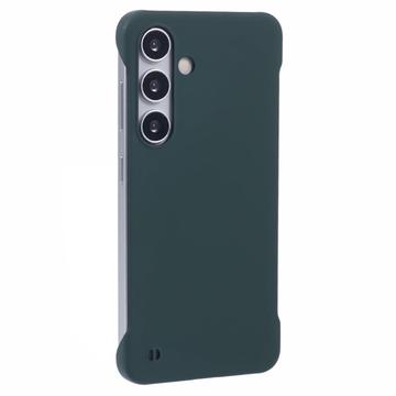 Carcasa de Plástico Sin Marco para Samsung Galaxy S24 - Verde Oscuro
