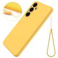 Funda de Silicona Líquida para Samsung Galaxy S24 - Amarillo