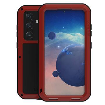 Funda Híbrida Love Mei Powerful para Samsung Galaxy S24 - Rojo